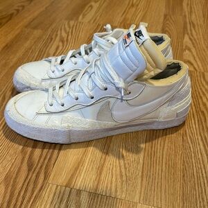 Nike Sacai X Blazer Low 'White Patent' men’s size 13 with box